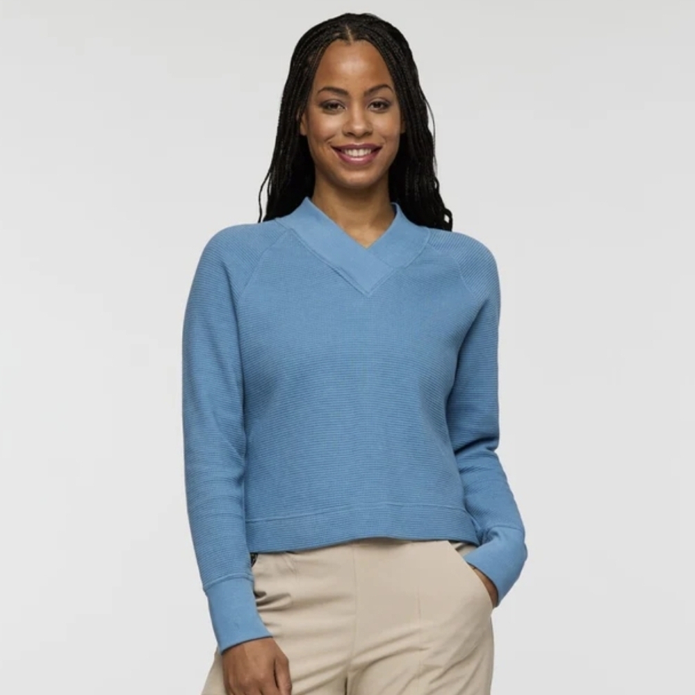 NWT Cotopaxi Crewneck Atajo Long Sleeve Top-Blue Smoke